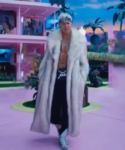 Ryan Gosling Ken Fur coat